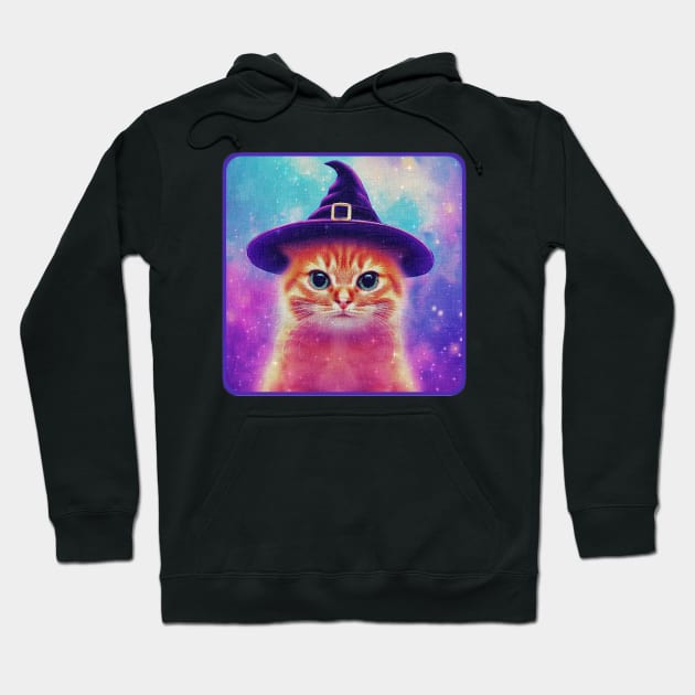 Witchy Kitty Hoodie by ARTWORKandBEYOND